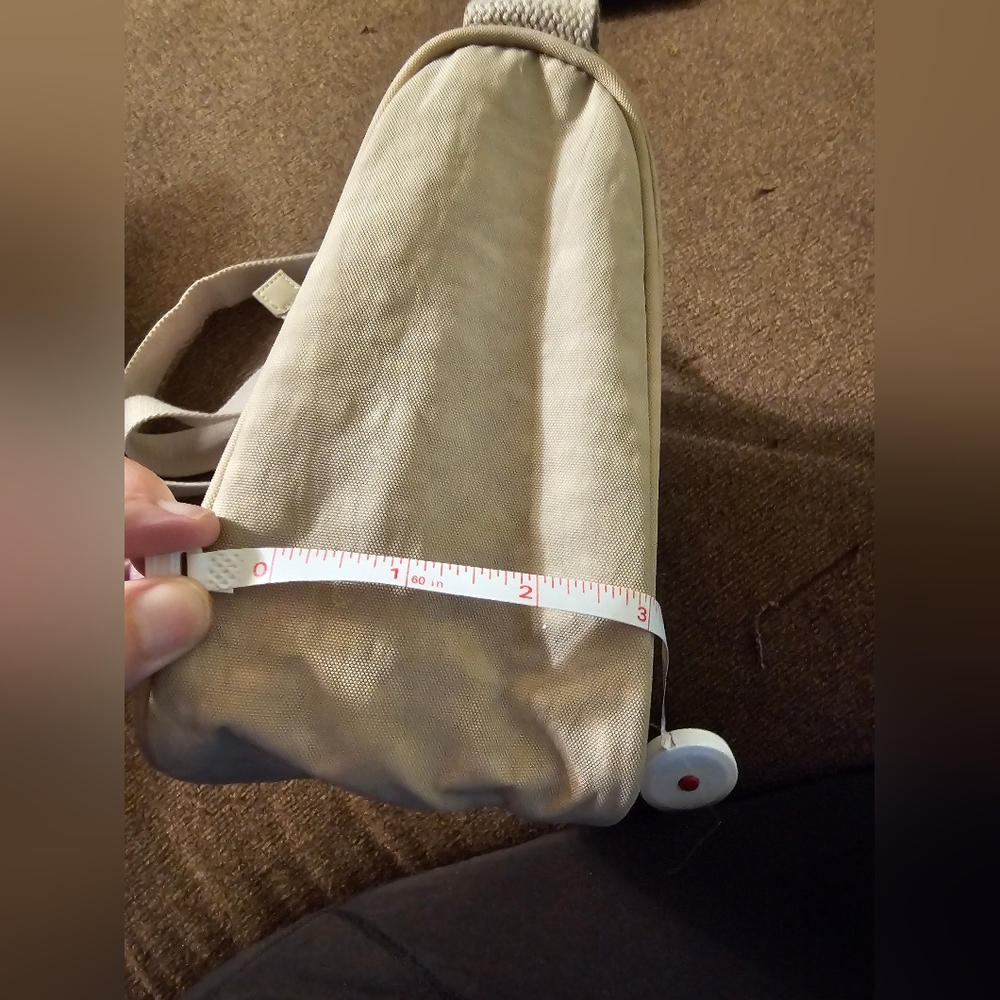 Kipling White and Beige Perforated Crossbody Bag - Picture 8 of 11